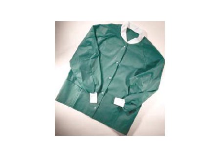 Molnlycke Warm-Up Jacket Barrier® Blue 2X-Large Hip Length Disposable - Case of 48 - 28040-CS