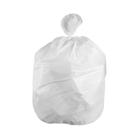 RJ Schinner Co Trash Bag Heritage™ 33 gal. Natural HDPE 12 Mic. 33 X 40 Inch Star Seal Bottom Coreless Roll - Case of 500 - Z6640MN R01-CS