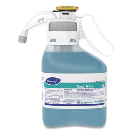 Diversey™ Crew Non-Acid Bowl and Bathroom Disinfectant Cleaner, Floral, 47.3 oz, 2/Carton - CT/1 - DVO-5019237-CT