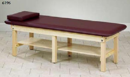 Clinton Industries Bariatric H-Brace Treatment Table Bariatric Low Series Fixed Height - Each - 6196-1NT-3CM-EA