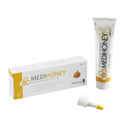 McKesson Honey Wound and Burn Dressing MEDIHONEY® 3.5 oz. Paste Sterile - Case of 12 - 31535-CS
