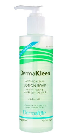 DermaRite Industries Antimicrobial Soap DermaKleen® Lotion 7.5 oz. Pump Bottle Scented - Each - 0098-EA