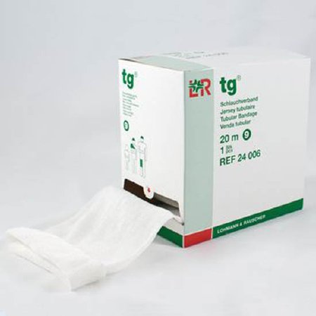 Patterson Medical Supply Elastic Tubular Support Bandage tg® 2-4/5 Inch X 22 Yard Arm / Leg / Child Head Pull On White NonSterile Size 7 Standard Compression - Roll of 1 - 55978306-RL