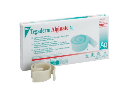 3M Silver Alginate Dressing 3M™ Tegaderm™ Alginate Ag 1 X 12 Inch Rope Sterile - Each - 90307-EA