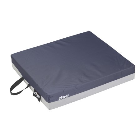 Drive Medical Seat Cushion Gel "E" 18 X 16 X 3 Inch Foam / Gel - Each - 14886-EA