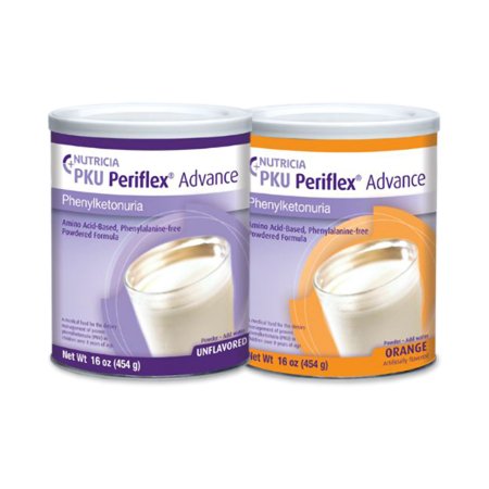 Nutricia North America Oral Supplement PKU Periflex® Advance Orange Flavor Powder 16 oz. Can - Case of 6 - 49837-CS