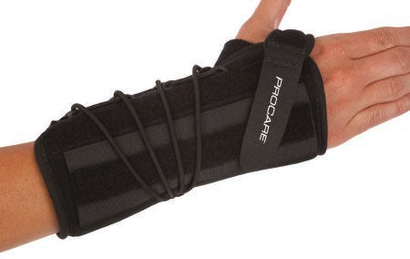 DJO Wrist Brace ProCare® Quick-Fit® Wrist II Preformed Aluminum / Foam / Nylon Right Hand Black X-Large - Each - 79-87561-EA
