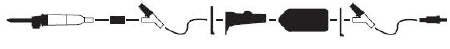 ICU Medical Primary IV Administration Set LifeShield® Gravity 2 Ports 15 Drops / mL Drip Rate With Filter 101 Inch Tubing - Case of 48 - 2066928-CS