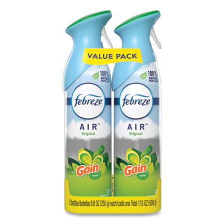 Febreze® AIR, Gain Original, 8.8 oz Aerosol Spray, 2/Pack - Each - PGC-97810PK-EA