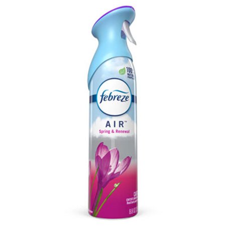 Febreze® AIR, Spring and Renewal, 8.8 oz Aerosol, Spray, 6/Carton - Each - PGC-96254-EA