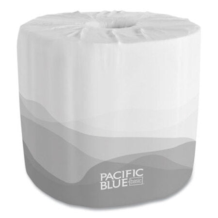 Georgia Pacific® Professional Pacific Blue Basic Bathroom Tissue, Septic Safe, 2-Ply, White, 550 Sheets/Roll, 80 Rolls/Carton - CT/1 - GPC-1988001-CT
