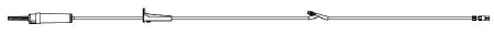 BD Primary IV Administration Set Alaris® Gravity 1 Port 20 Drops / mL Drip Rate Without Filter 104 Inch Tubing - Case of 100 - 41173E-CS