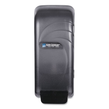 San Jamar® Oceans Universal Liquid Soap Dispenser, 800 mL, 4.5 x 4.38 x 10.5, Black - Each - SJM-S890TBK-EA