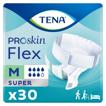 Essity HMS North America Inc Unisex Adult Incontinence Belted Undergarment TENA® ProSkin™ Flex Super Size 12 Disposable Heavy Absorbency - Pack of 1 - 67805-PK