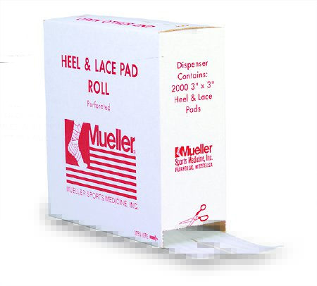 Mueller Sports Medicine Heel Lace Pad - Box of 1 - 080202-BX