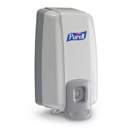 GOJO Hand Hygiene Dispenser Purell® NXT® Space Saver™ Dove Gray Plastic Manual Push 1000 mL Wall Mount - Case of 6 - 2120-06-CS