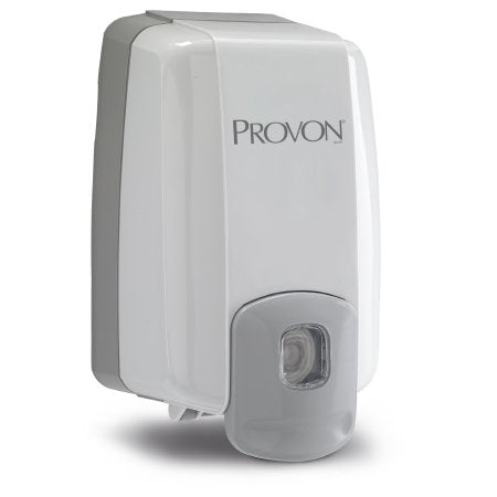 GOJO Soap Dispenser PROVON® NXT® Maximum Capacity™ Dove Gray Plastic Manual Push 2000 mL Wall Mount - Case of 8 - 2215-08-CS