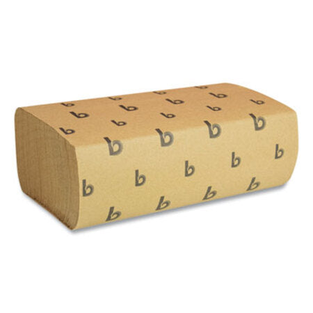 Boardwalk® Multifold Paper Towels, 1-Ply, 9 x 9.45, Natural, 250/Pack, 16 Packs/Carton - CT/1 - BWK-6202-CT