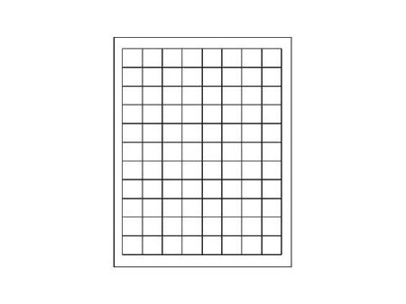 Shamrock Scientific Blank Label Laboratory Use White 15/16 X 15/16 Inch - CT/1 - SLS-LASER-1-CT