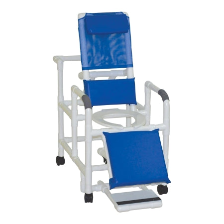 MJM International Shower Chair MJM International PVC Frame Reclining Backrest 325 lbs. Weight Capacity - Each - 196-EA
