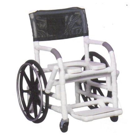 MJM International Shower Chair MJM International PVC Frame Mesh Backrest 375 lbs. Weight Capacity - Each - 135-22-24W-EA