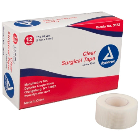 Dynarex Medical Tape Dynarex® Transparent 1 Inch X 10 Yard Adhesive NonSterile - Each - 3572-EA