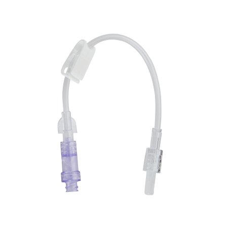 Amsino International IV Extension Set Needle-Free Port Standard Bore 8 Inch Tubing Without Filter - Case of 100 - AE3108-CS