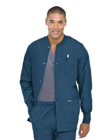 Landau Uniforms Warm-Up Jacket Black X-Large Hip Length Reusable - Each - 7551BKPXLG-EA