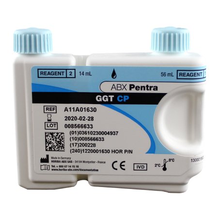 Horiba Reagent ABX Pentra™ Enzyme Assay Gamma Glutamyl Transferase (GGT) For ABX Pentra 400 Clinical Chemistry Analyzer 250 Tests - Each - 1220001630-EA