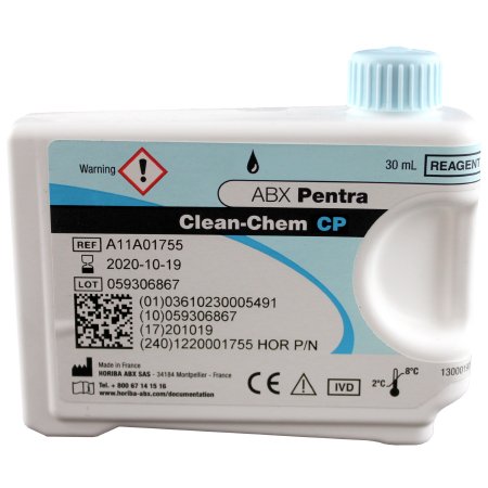 Horiba System Fluid ABX Pentra™ Clean-Chem CP For ABX Pentra 400 Clinical Chemistry Analyzer 30 mL - Each - 1220001755-EA