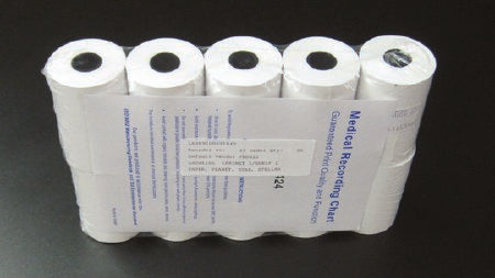 Future Health Concepts Diagnostic Recording Paper Thermal Paper Roll Without Grid - Pack of 10 - LA389100001049-PK