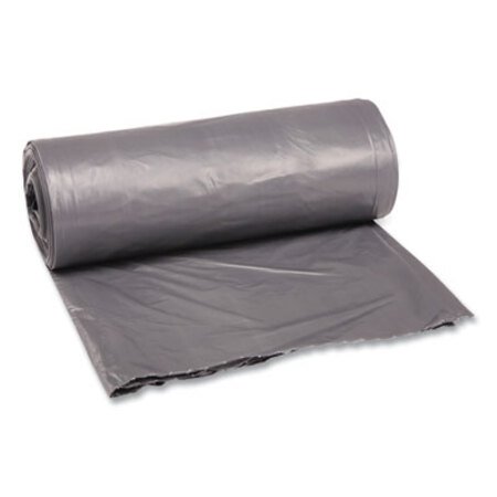 Boardwalk® Low-Density Waste Can Liners, 30 gal, 0.95 mil, 30" x 36", Gray, 25 Bags/Roll, 4 Rolls/Carton - CT/1 - BWK-3036SH-CT