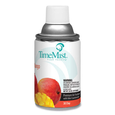 TimeMist® Premium Metered Air Freshener Refill, Mango, 6.6 oz Aerosol Spray, 12/Carton - CT/1 - TMS-1042810-CT