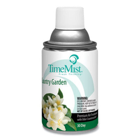 TimeMist® Premium Metered Air Freshener Refill, Country Garden, 6.6 oz Aerosol Spray, 12/Carton - CT/1 - TMS-1042786-CT