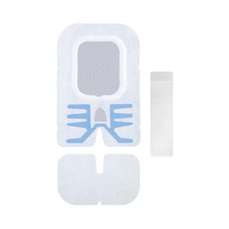 Medline Integrated Securement Dressing Sorbaview SHIELD Paper 3-1/2 X 5-5/16 Inch Sterile - Case of 100 - SV353UDT-CS