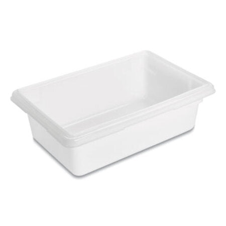 Rubbermaid® Commercial Food/Tote Boxes, 3.5 gal, 18 x 12 x 6, White, Plastic - Each - RCP-3509WHI-EA