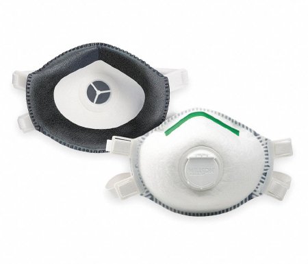 Honeywell Safety Products Particulate Respirator Mask North™ SAF-T-FIT Plus Industrial P100 with Valve Cup Elastic Strap Small White NonSterile Not Rated Adult - Each - 14110439-EA