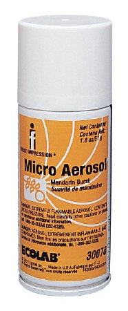 EcoLab Air Freshener First Impression® Liquid 1.8 oz. Can Mandarin Burst Scent - Each - 6130078-EA