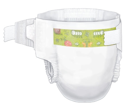 Cardinal Unisex Baby Diaper Curity™ Size 3 Disposable Heavy Absorbency - Bag of 28 - 80028A-BG
