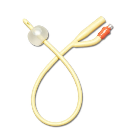 Medline Foley Catheter Medline 2-Way Standard Tip 30 cc Balloon 24 Fr. Silicone Coated Latex - Case of 12 - DYND11784-CS