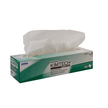 Kimberly Clark Delicate Task Wipe Kimtech Science Kimwipes Light Duty White NonSterile 1 Ply Tissue 14-7/10 X 16-3/5 Inch Disposable - Box of 1 - 34256-BX