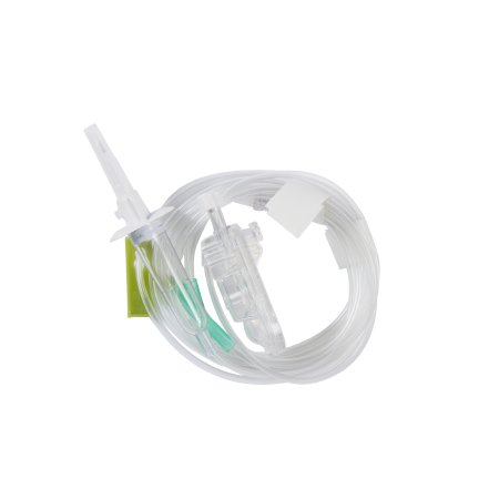 ICU Medical Primary IV Administration Set PlumSet™ Gravity 2 Ports 15 Drops / mL Drip Rate Without Filter 104 Inch Tubing Solution - Each - 1467928-EA