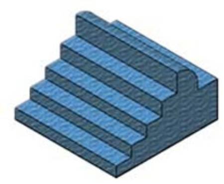 AMD Technologies Oblique Finger Block AMD Technologies 6 W X 10-1/4 D X 3 H Inch Foam Freestanding - Each - 10084-EA