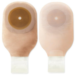 Hollister Ostomy Pouch Premier™ One-Piece System 12 Inch Length Up to 2-1/2 Inch Stoma Drainable Flat, Trim to Fit - Box of 10 - 8331-BX