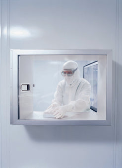 Kimberly Clark Cleanroom Glove Kimtech Pure® G3 Size 8.5 Nitrile White 12 Inch Beaded Cuff Sterile Pair - Case of 200 - HC61185-CS