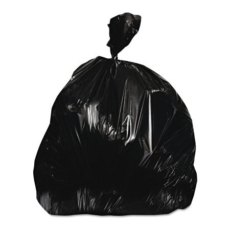 RJ Schinner Co Trash Bag Heritage™ 33 gal. Black HDPE 16 Mic. 33 X 40 Inch Star Seal Bottom Coreless Roll - Case of 10 - Z6640VK R01-CS