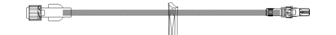 ICU Medical IV Extension Set 15 Inch Tubing Without Filter - Case of 50 - B1326-CS