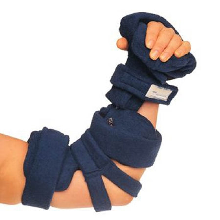 Patterson Medical Supply Elbow/Hand Combination Orthosis Comfy™ Adult 11 to 15 Inch Bicep Circumference / 14-1/2 to 18 Inch Total Length Navy Blue - Each - 929360-EA