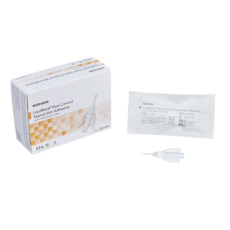 McKesson Skin Adhesive McKesson LiquiBand® Flow Control 0.5 mL Liquid Precision Applicator Tip n-Butyl Cyanoacrylate - Each - 122-LFC-EA