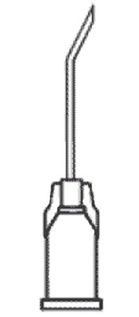 All-Med Huber Needle 22 Gauge 1-1/2 Inch - Box of 12 - 55-2245-BX